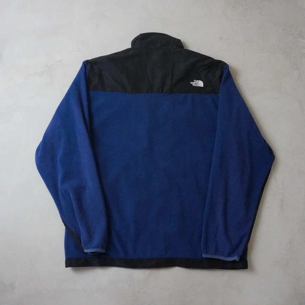 The North Face Denali Fleece Jacket XXL Mens Blue Black Full Zip 800